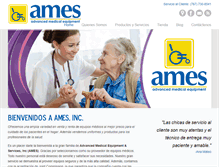 Tablet Screenshot of amesincpr.com